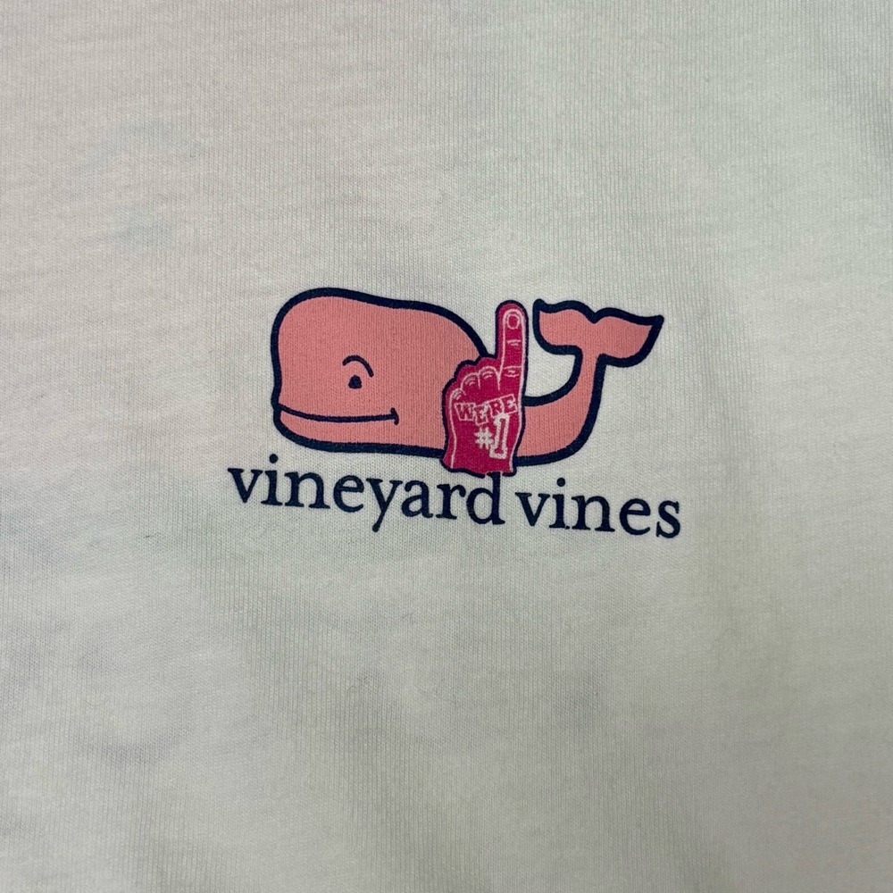 Vineyard Vines Cheer Football Long-sleeve T-Shirt Size Medium - Picture 4 of 9